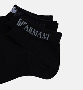 Logo-embroidery Elastic Band Socks