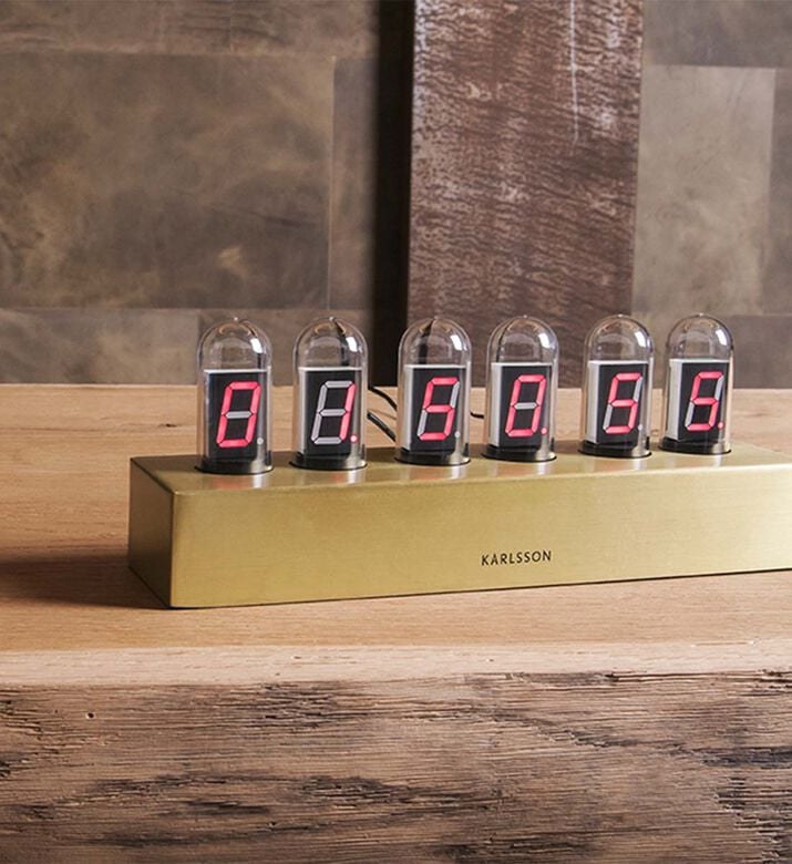 Cathode Digital Led Tubes Table Clock