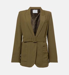 Forte-Forte Linen-blend Notched Lapels Jacket, Packshot View