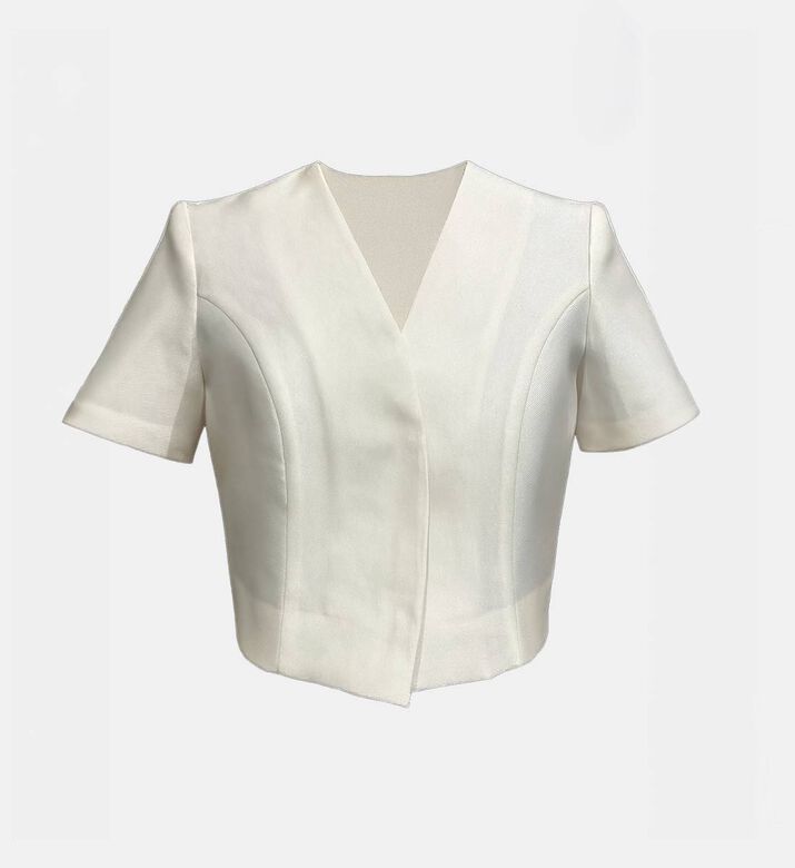 Savanna Top Mikado, White, Xl, Packshot View
