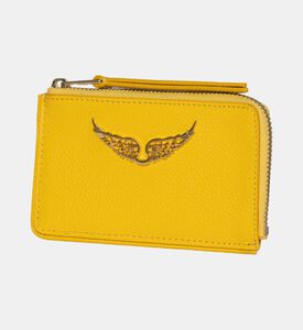 Zadig et Voltaire Grained Leather Card Holder, Packshot View