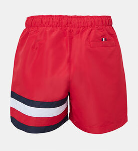 شورت سباحة بشعار جانبي