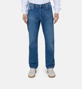 بنطال جينز بساق مستقيمة