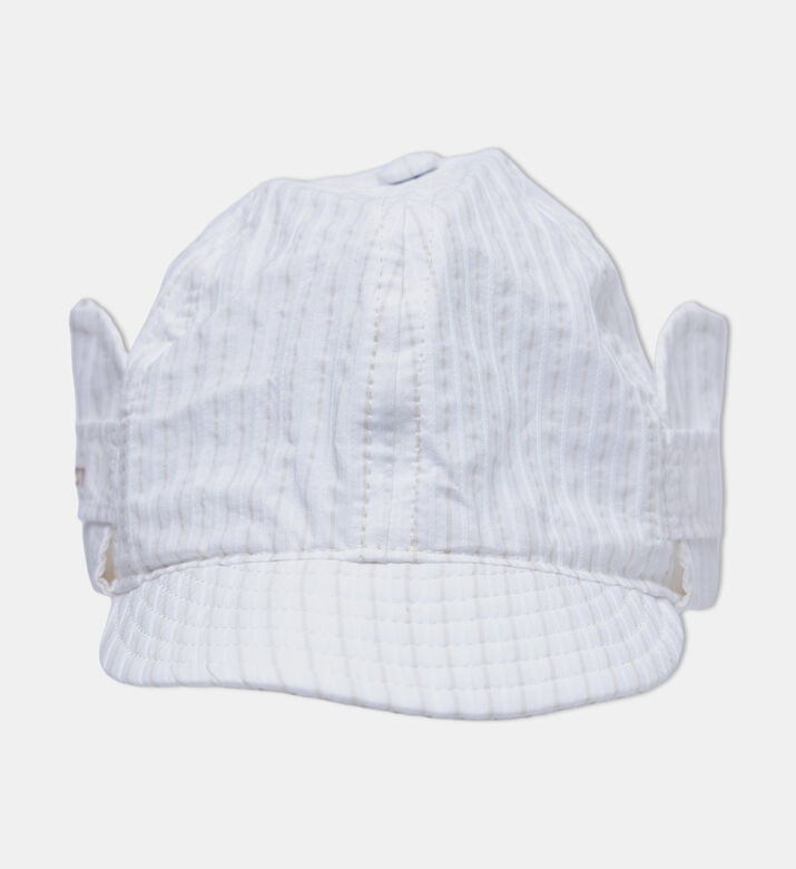 Cotton Striped-print Baby Cap