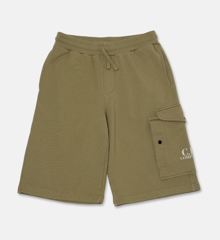 CP company Logo-detail Adjustable Cargo Shorts, Packshot View