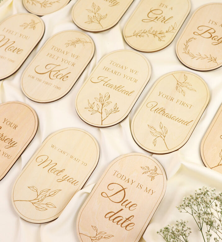 مجموعة بطاقات مراحل الحمل