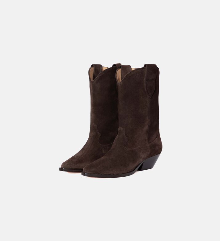 Duerto Suede Calfskin Leather Cowboy Boots