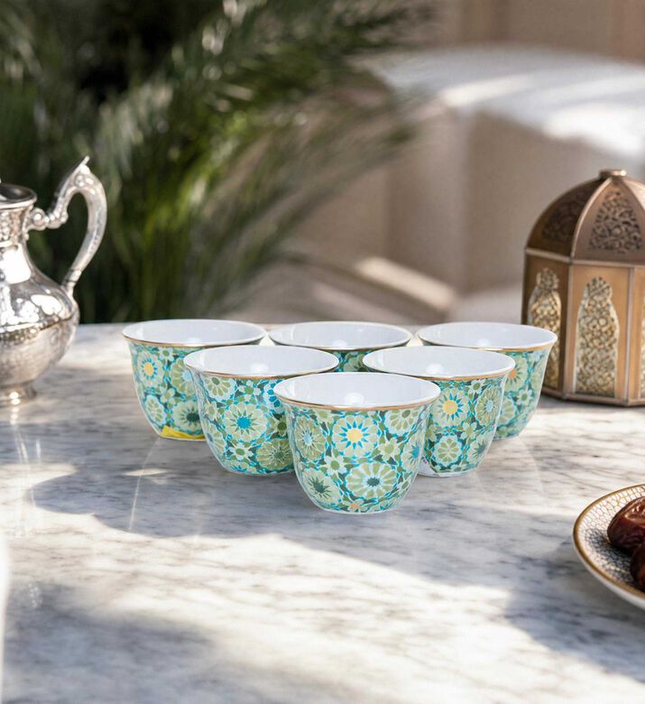 Images D'Orient 6 Arabic Coffee Cups, Model View