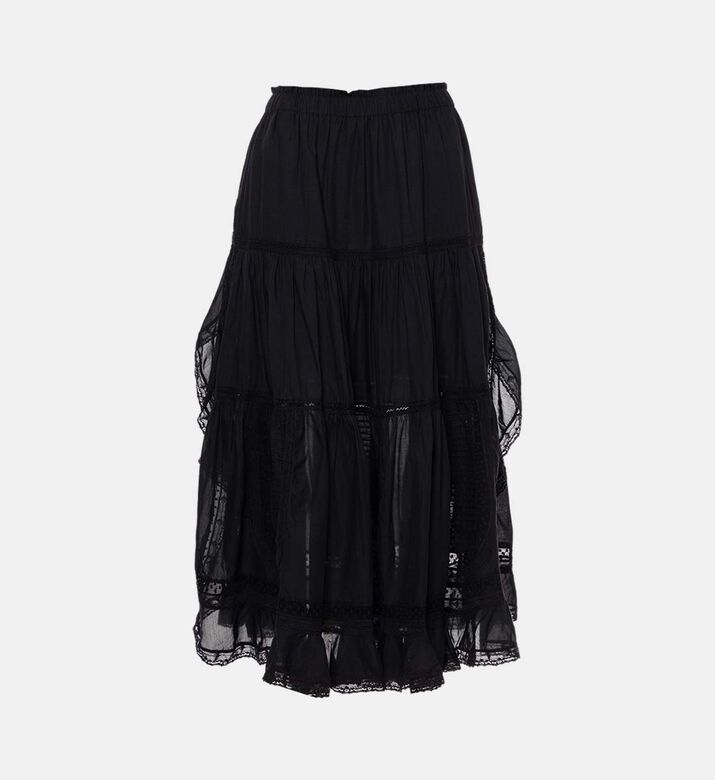 Sea NY Tiered Gathered Panels Maxi Skirt, Packshot View