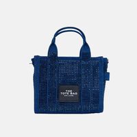 The Crystal Denim Small Tote Bag