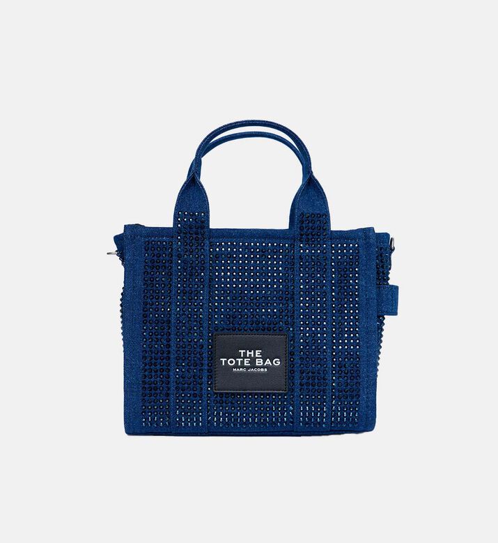 The Crystal Denim Small Tote Bag