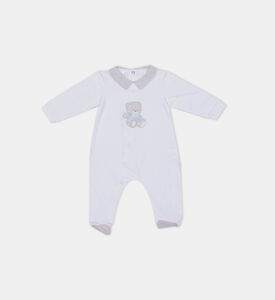 طقم دنغري بتطريز دب 3 قطع