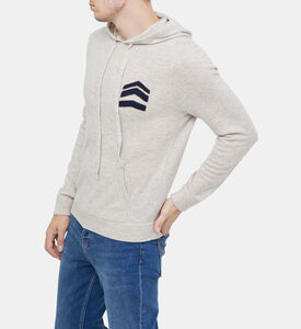 Skull Wool-blend Knitted Hoodie