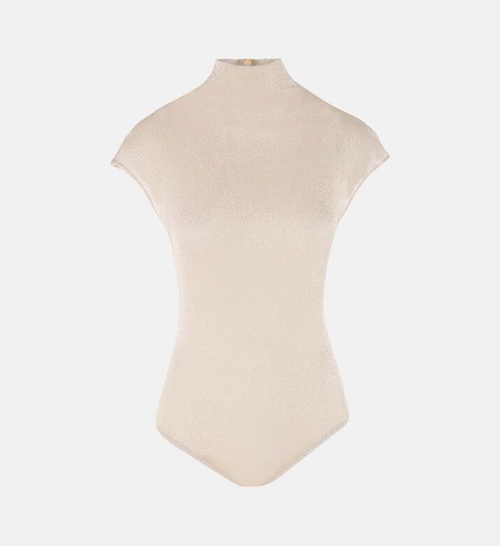 Savanna Sleeveless Knitted Fitted Bodysuit, Packshot View