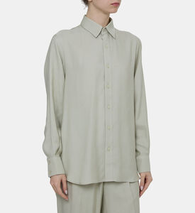 قميص فضفاض كوبرو وكتان