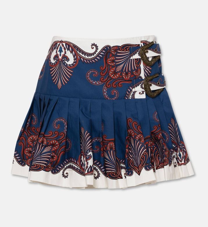 Farm Rio Arabesque Scarf Mini Skirt, Packshot View