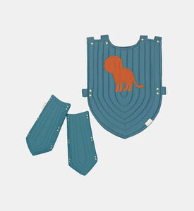 طقم درع فارس تنكري برسمة أسد