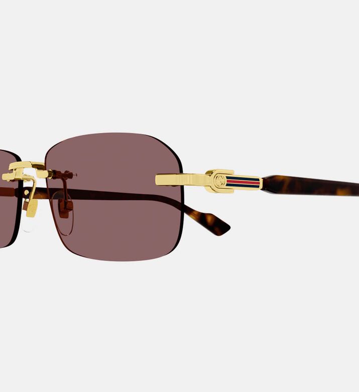 Acetate Rectangular Shape Sunglasses 56