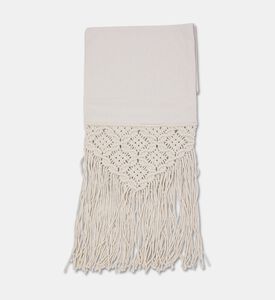 Home Deco and More Ford Natural Jute Table Runner, Light-blue, Packshot View