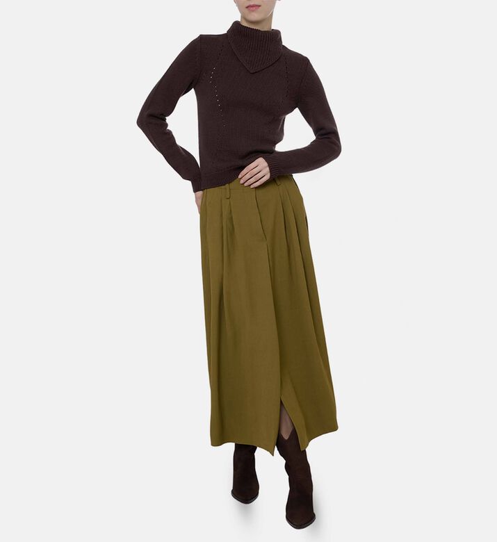 Ba and Sh Button Placket Long-sleeve Pull, Model View