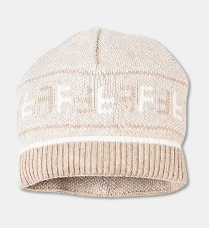 My First Collection Hat Signature, Beige, 0-1m, Packshot View