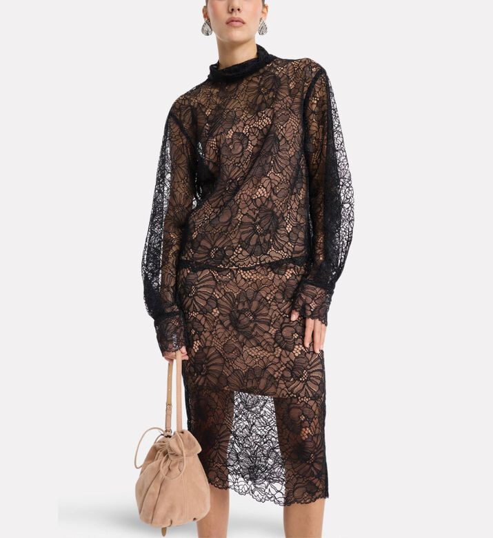 Rotate Blou Lace, Model View