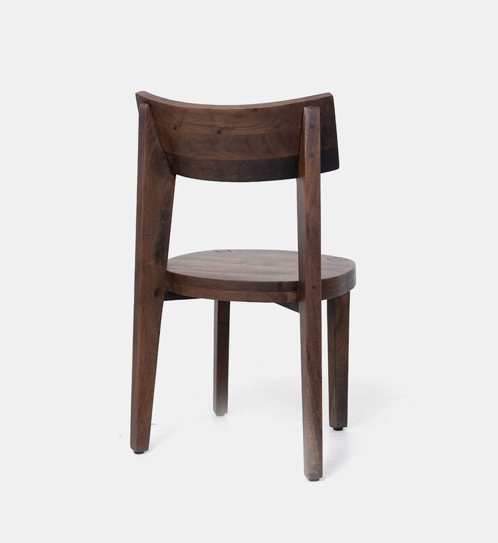 Home Deco and More Marcus Acacia Wood Dining Chair, Packshot View