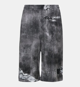 Cotton Ripped-print Shorts Cotton Ripped-print Shorts