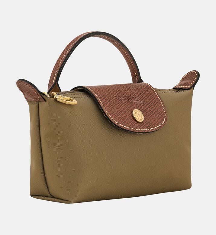 Longchamp Pouch Le Pliage Original, Olive, Packshot View