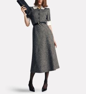 Luisa Spagnoli Gisella Ruffled Button-down Dress, Model View