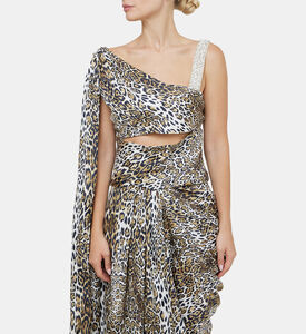 توب سيرسي بقصّة منسدلة غير متماثلة