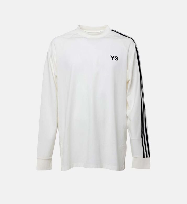 Cotton 3-stripes Long Sleeve T-shirt