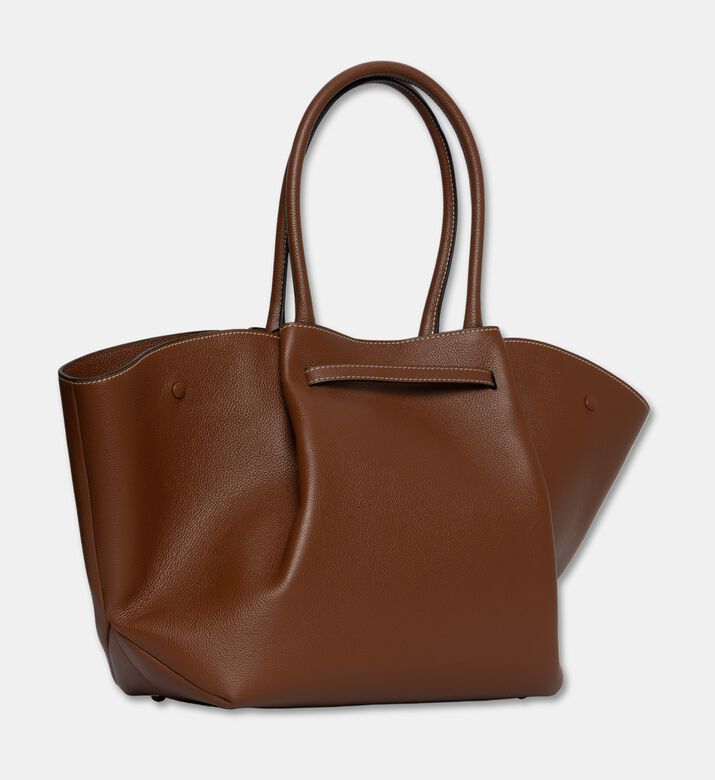 Demellier New York Grained Leather Bag, Light-brown, Packshot View