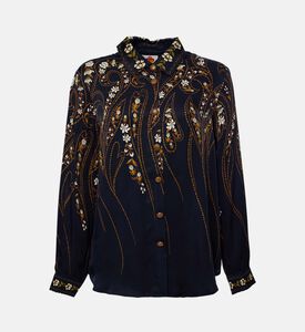 Farm Rio Floral-print Button Closure Shirt, Packshot View