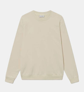 سويت شيرت بياقة مستديرة بأكمام طويلة