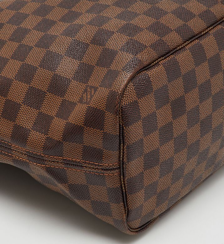 Louis Vuitton Preowned Louis Vuitton Damier Ebene Canvas Neverfull Bag, Packshot View
