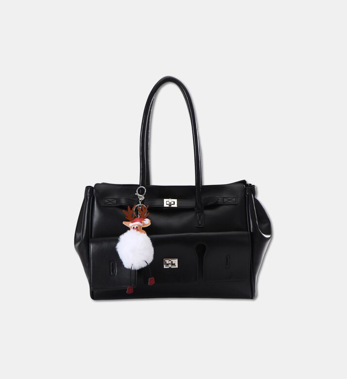 StickyBestie Bag Charm Reindeer, White, Packshot View