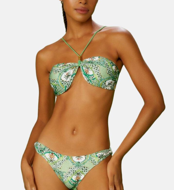 All-over Print Halter Neck Bikini Top