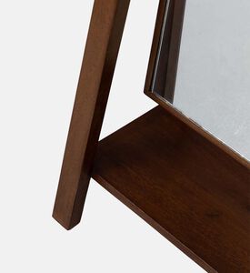 مرآة دوري ثابتة من خشب المانجو