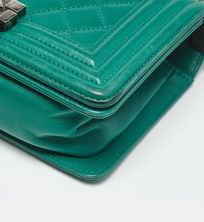 Chanel Preowned Coco Chanel Quilted Leather Small Boy Flap Bag, Packshot View