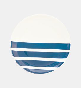 طبق عشاء مطلي يدويًا