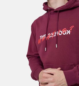 سويت شيرت قطن بطبعة وات إذ