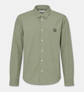 Maison Kitsune Fox Head Patch Regular-fit Shirt, Packshot View