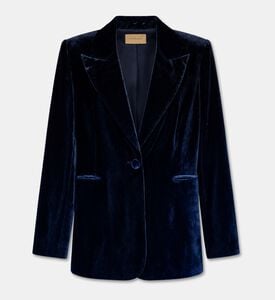 Momoni Liv Velvet Single-breasted Jacket, Packshot View