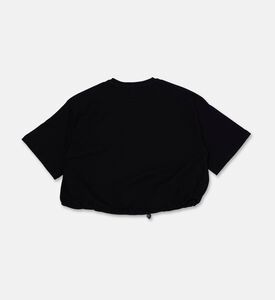 M S G M Floral-print Cropped T-shirt, Packshot View