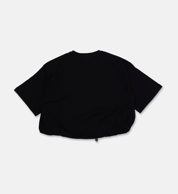 M S G M Floral-print Cropped T-shirt, Packshot View