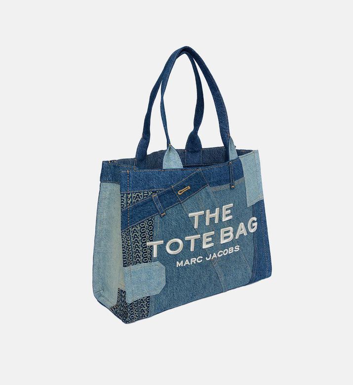 Deconstructed Denim Tote Bag