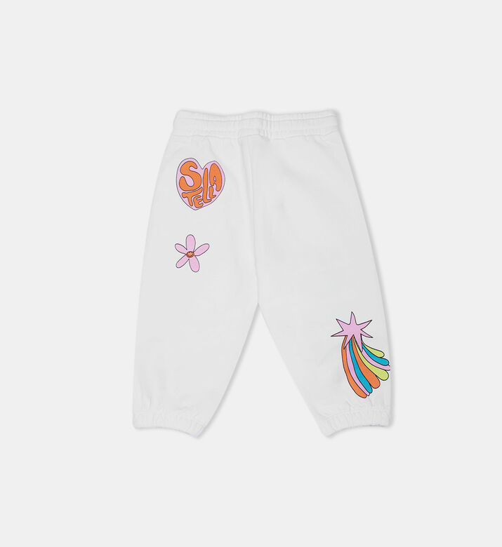 Drawstring Printed Cotton Joggers Drawstring Printed Cotton Joggers