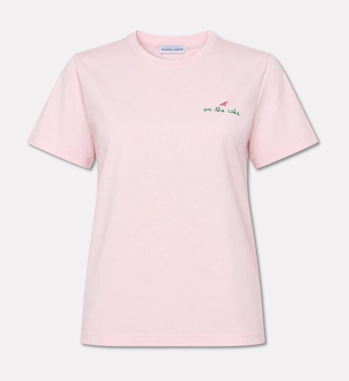 Maison Labiche Cotton Cherry Motif T-shirt, Packshot View