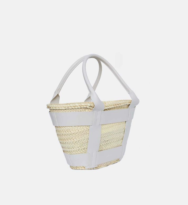 حقيبة يد ماكسي سانتوريني بجلد ناعم